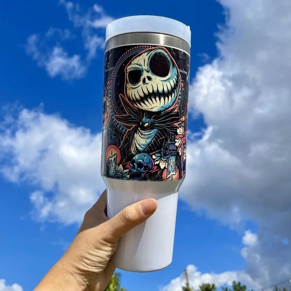 Custom made Disney Nightmare before Christmas Tumbler Brand New 40 oz double wal